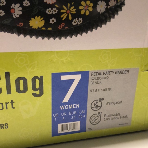 🚨B2G1 New WESTERN CHIEF Floral Waterproof Garden Clogs - Picture 4 of 4